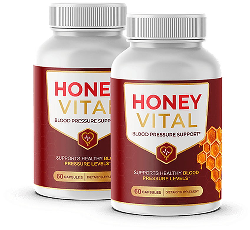 Two bottles of Honey Vital capsules